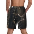 thumbnail image 2 of Lsque Mens Swim Trunks Medieval Knight And Dragon Pattern - Bathing Suit Compression Liner - Beach Swim Shorts Swimwear - (S-3XL) - Stretch Quick Dry -Medium, 2 of 9