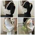 thumbnail image 3 of SSKFHGI Floral Minimalist Shoulder Bagsweet Countryside Style Handbag Small Nylon Bag, 3 of 7