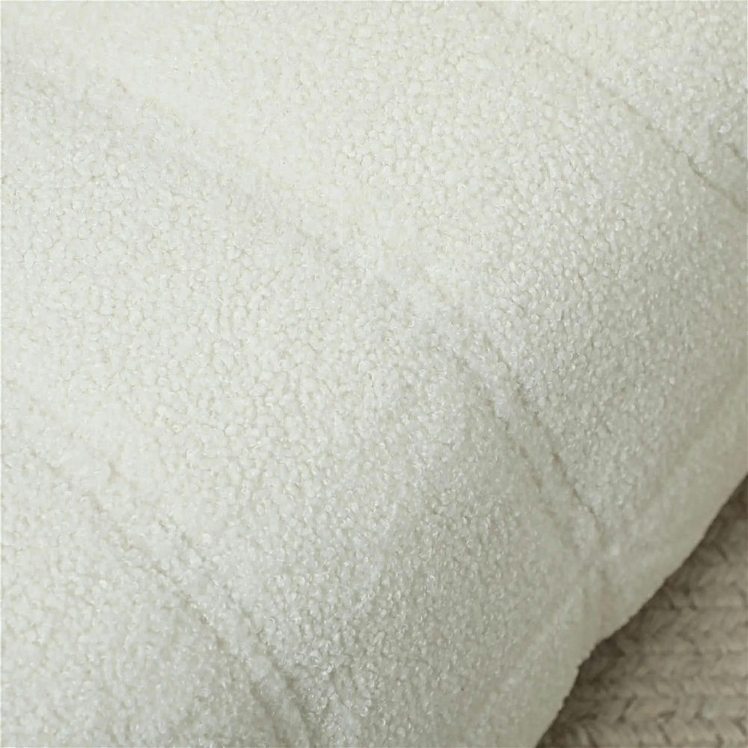 Demi Bonn Bean Bag Chair for Adults, Giant Fireside Chair, High Density Memory Foam Bean Bag Sofa Chair for Dorm, Living Room, White