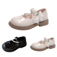 thumbnail image 7 of Otqutp Girls Dress Shoes School Uniform Mary Jane Shoes Ballet Princess Pearl Lace Bow Wedding Party Flats for Toddler Kids, 7 of 7