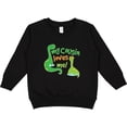thumbnail image 2 of Inktastic My Cousin Loves Me Dinosaur Toddler Sweatshirt, 2 of 4