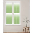 thumbnail image 4 of Vibrant Green Window Privacy Film and White Gradient Decorative Glass Window Film UV Blocking Static Cling Non-Adhesive Sticker Covering for Home Door 23.6 x 78.7 inches, 4 of 8