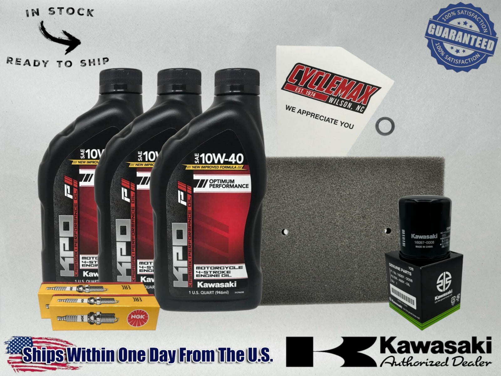 Kojem Motorcycle Plastics Kit for Kawasaki KX85/KX100 2001-2013