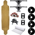 thumbnail image 1 of Moose Longboard Complete 9.75" x 41" Drop Down Zebra Bamboo, 1 of 5