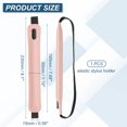 thumbnail image 2 of Stylus Holder for Tablet, Universal Pen Sleeve Retractable Stylus Holder, Pink, 2 of 6