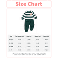 thumbnail image 2 of Toddler Baby Boys Clothes 2T Boys Fall Winter Outfits 3T Boys Long Sleeve Round Neckline Stripe Sweatshirt Pants 2PCS Clothing Set Green, 2 of 7