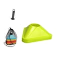 thumbnail image 4 of Lipstore 10Pcs Triangle Soccer Cones for Training Football Field Marking Portable Agility Green, 4 of 8