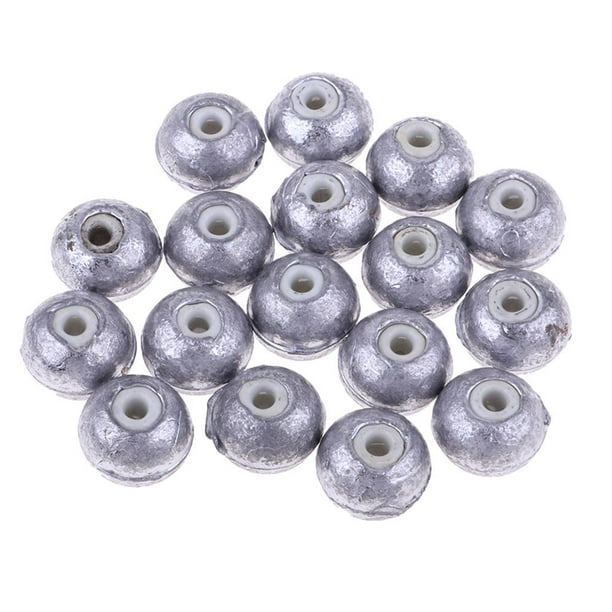 20 Packs Fishing Sinkers Weights Compatible For Water, Sea Fishing 