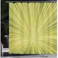 thumbnail image 3 of Ambesonne Abstract Art Shower Curtain, Concentric Stripes Art, 69"Wx84"L, Apple Green, 3 of 4