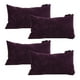 thumbnail image 1 of Cojín Decorativo Rectangular (Set de 4) Morado Dicasa Velvet Delta, 1 of 3
