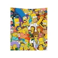 thumbnail image 2 of Simpsons Air Conditioning Blanket Lightweight Thermal Bed Quilt Ultra Cozy Throw Blanket Tapestry For Bedding Sofa And Travel 70"X80", 2 of 8
