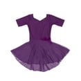 thumbnail image 1 of Falda de manga corta Leotard Leveret para niñas, 1 of 5