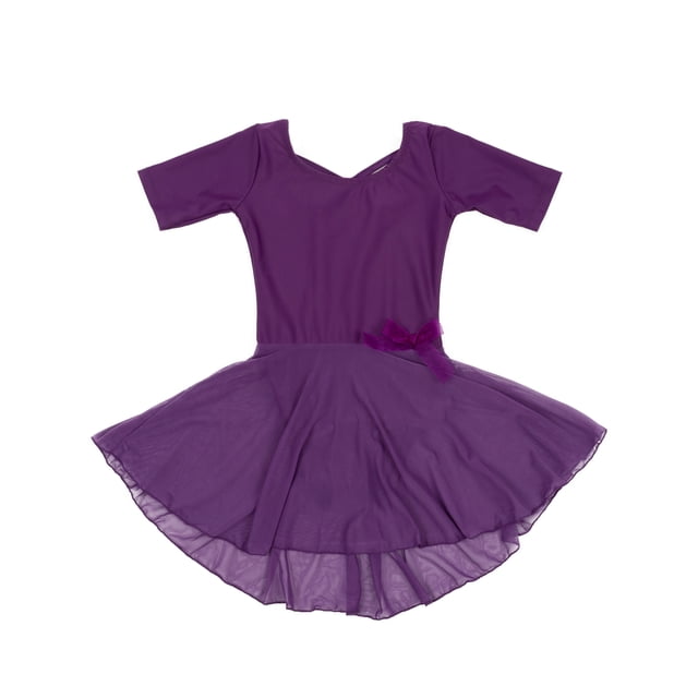 Falda de manga corta Leotard Leveret para niñas