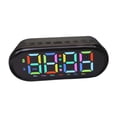 thumbnail image 4 of Reloj despertador digital para mesita de noche, visualización semanal, 3 niveles de brillo ajustable, reloj de mesa para sala de estar y mesita de, 4 of 9