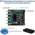 thumbnail image 3 of Bluetooth Audio Amplifier Board, ZK-TB21 2.1CH 50W x 2 +100W Subwoofer Power Amp with Treble and Bass Control, Bluetooth5.0 and AUX Inputs, Stereo Digital AMP for DIY Home Speakers, 3 of 14