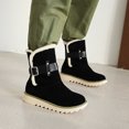 thumbnail image 4 of Botas de nieve Otoño e invierno Punta redonda Moda Botas cortas peludas cálidas Botas de gran tamaño Botas de mujer Wmkox8yii ghj1702, 4 of 6