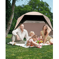 thumbnail image 6 of 4-Person Khaki Blackout Camping Tent, Waterproof Dome Tent with Rainfly, Easy Setup for Outdoor Camping & Hiking, 6 of 6