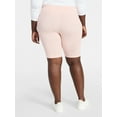 thumbnail image 2 of Terra & Sky Women's Plus Size Bike Shorts with Pocket, Sizes 0X-5X, 2 of 3