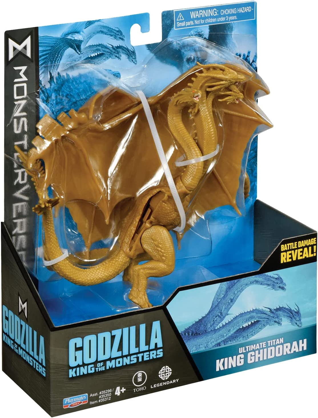 King Kong Collectible Kids Ghidorah Action Figures, Multicolor, 6"