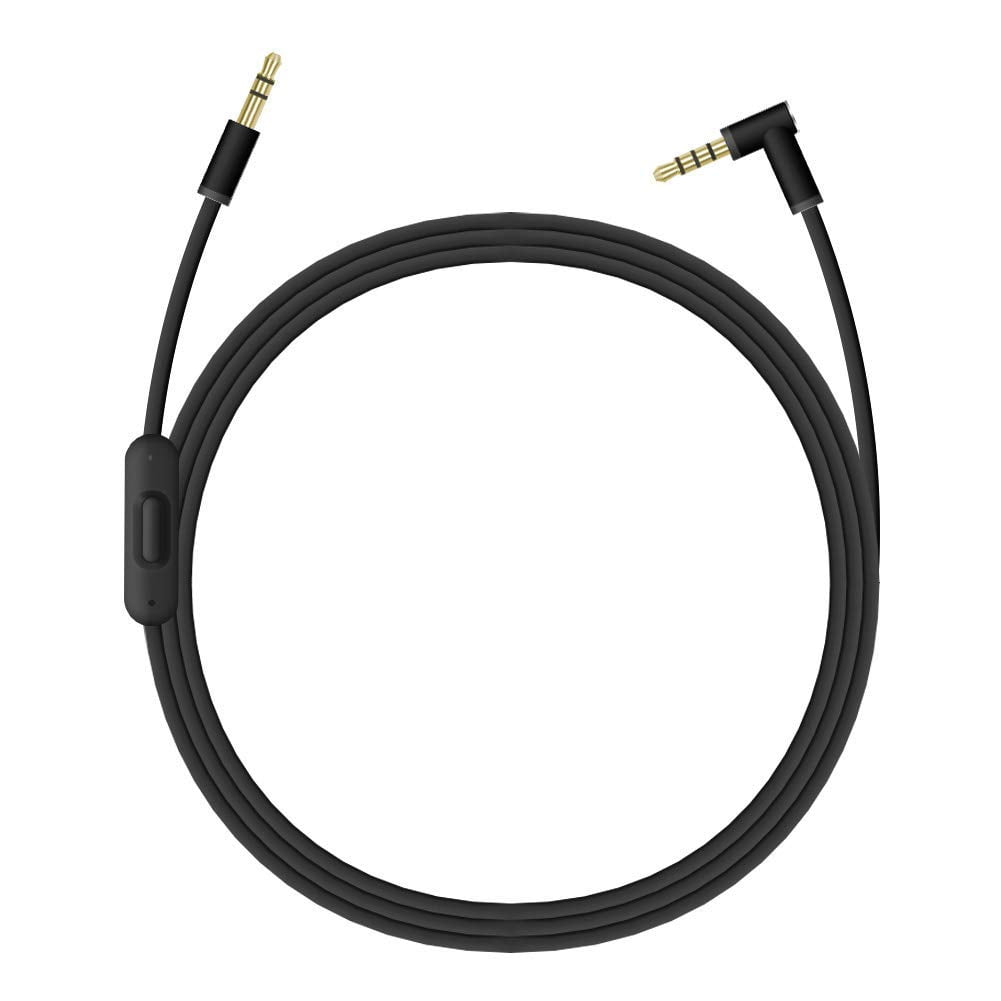 HAHDAXIA Beats Headphones Cord 3.5mm Beats Replacement Cord Replacement Audio Cable aux Cord for Beats by Dre Headphones Solo Studio Pro Detox Wireless Mixr Headphones Black Walmart