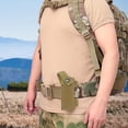 thumbnail image 4 of Bolsa Médico EMT Tijeras Bolsas colgantes EDC MOLLE Linterna Cuchillo Bolsa (Marrón), 4 of 5