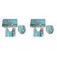thumbnail image 1 of Alfombra de baño antideslizante YONGSHENG 6 piezas Franela Esponja PVC, 1 of 5