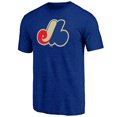 thumbnail image 2 of Men's Royal Montreal Expos Cooperstown Official Logo Tri-Blend T-Shirt, 2 of 3