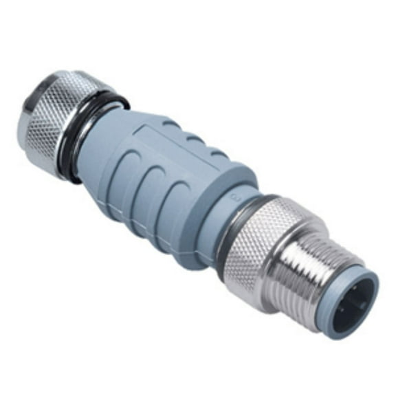 1" Blue and Silver Maretron Micro Inline Terminator Resistor