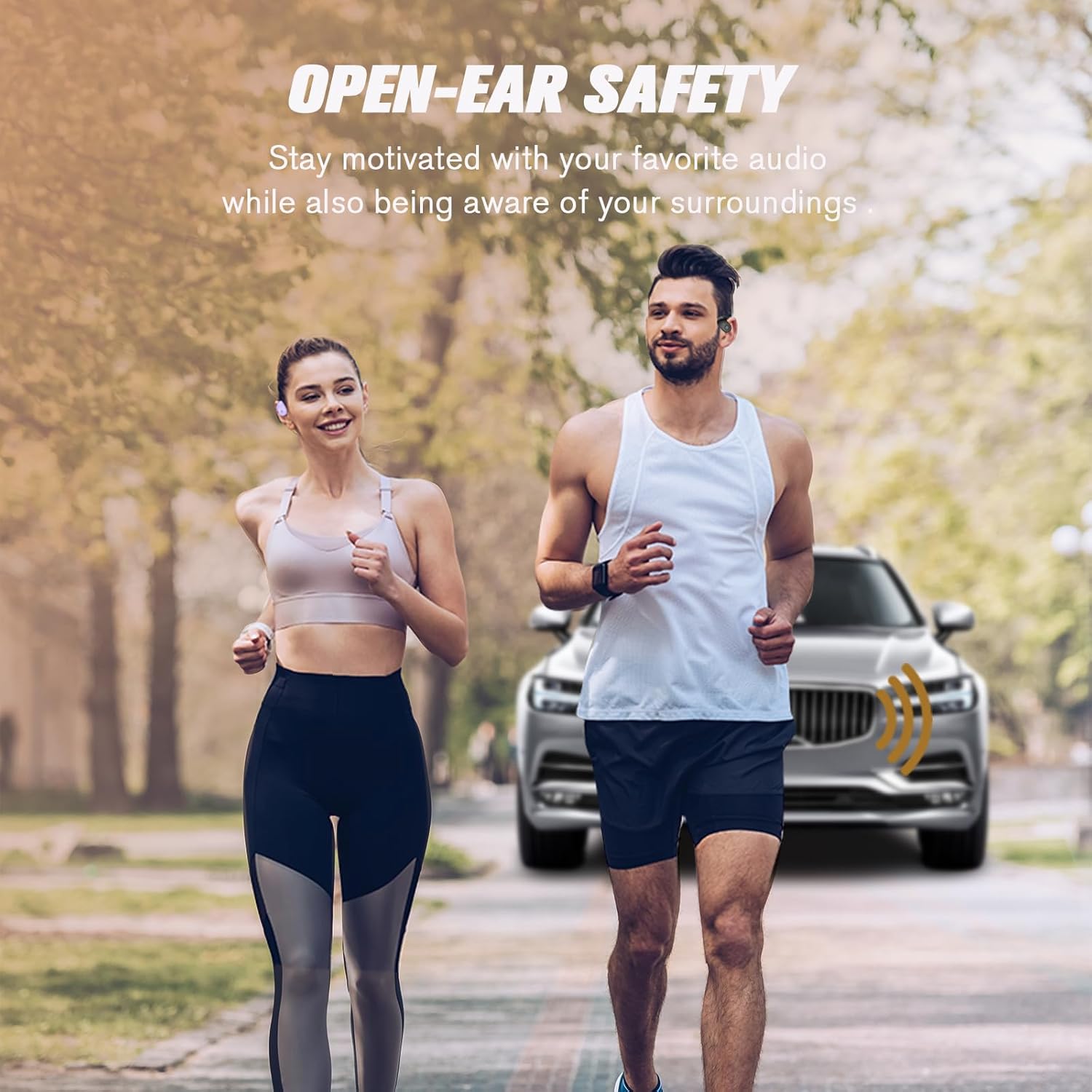 Over The Ear Earbuds Open Ear Buds Headphones Over Ear Air Bone Conduction Earbuds Earphones Bone Conducting Air Bone Conduction Headphones Bluetooth Over-Ear Purple
