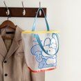 thumbnail image 1 of Bolsa de hombro transparente con dibujos animados para mujer grande Ehuebsd para playa y vacaciones cesta de almacenamiento de viaje, 1 of 8