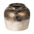 thumbnail image 4 of CC Home Furnishings Distressed Candia Terracotta Vase - 13.25" Cream and Bronze, 4 of 5