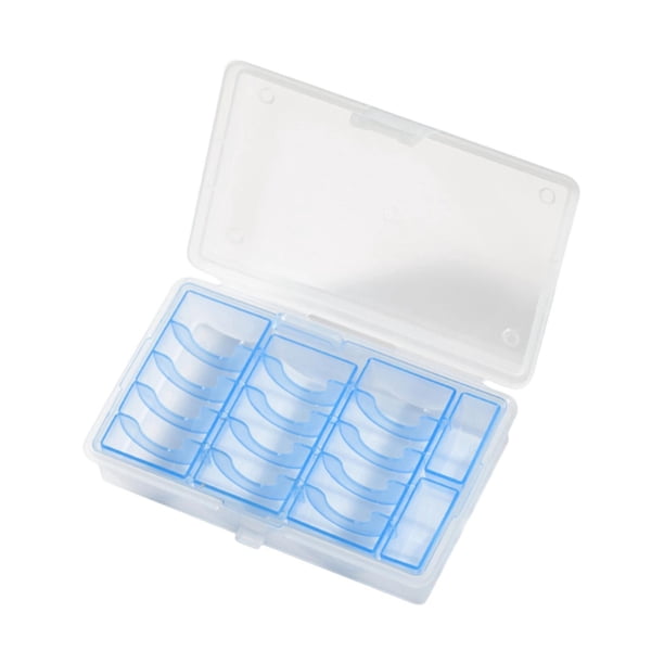 Caja de almacenamiento de monedas Portamonedas Profesional Portátil Práctico Resistente Durabilidad Azul