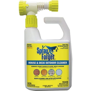 Spray & Forget House and Deck Cleaner Indoor Eco-Friendly Household Cleaner, 32 oz