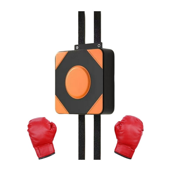 Wall Punching Bag, Fighting Pad PU Boxing Mat, Reaction Target Fitness Gym Sports, Adjustable Punching Bag, Boxing Trainer for Taekwondo Karate Square Style A
