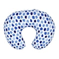 thumbnail image 3 of Paquete de funda de almohada de lactancia con cáscara de maní para bebé niño o niña | SHOPBOP dinosaurios y lunares azul marino, 3 of 5