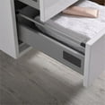 thumbnail image 6 of Fresca Catania 36" Glossy White Wall Hung Modern Bathroom Cabinet w/ Integrated Sink, 6 of 8