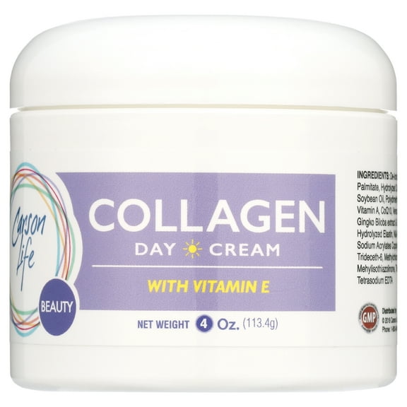 Carson Life Beauty Collagen Cream with Vitamin E, 4 oz