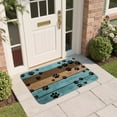 thumbnail image 4 of Print Welcome Mat Flannel Doormat For Home Non Entryway Rug Living Room Kitchen Bedroom Floor Carpet, 4 of 7