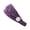 Purple, variant on Button Stretchy Breathable Headband for Women Nurse Tie-dye Turban Head Wrap Back Ruched Wide Elastic Hairband for Daily Facial Hair Accessories Green