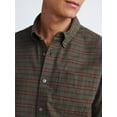 thumbnail image 4 of Free Assembly Men's Cotton Button Down Oxford Shirt with Long Sleeves, Sizes XS-3XL, 4 of 5