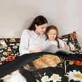 thumbnail image 5 of Castle Fairy Vintage Floral Daisy Twin Comforter Sets,Animal Cats Bedding Set, 5 of 8