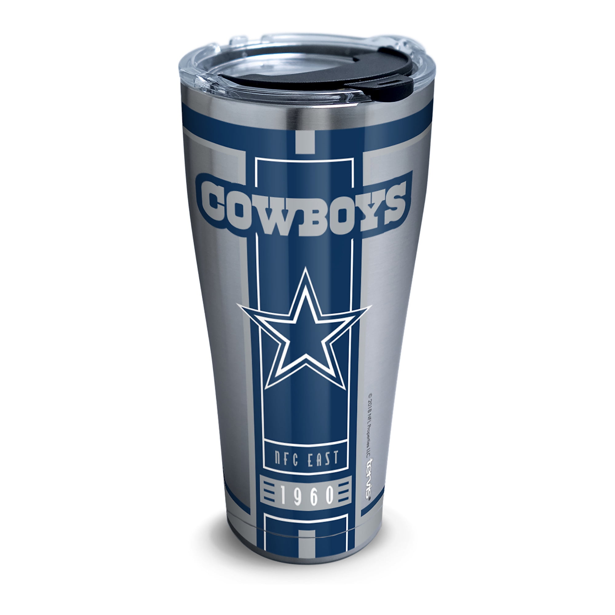 NFL Dallas Cowboys Blitz 30 oz Stainless Steel Tumbler with lid