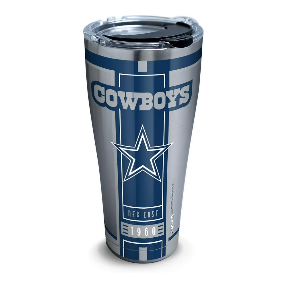 NFL Dallas Cowboys Blitz 30 oz Stainless Steel Tumbler with lid