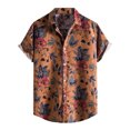 thumbnail image 1 of Camisas Vaqueras Para Hombre XXL Camisas para camisa activa Men (Brown, XL), 1 of 4