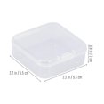 thumbnail image 1 of Clear Plastic Jewellery Box for Jewellery Storage 12Pcs Organizer Container, 1 of 4
