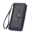 thumbnail image 4 of Cartera de mujer con cremallera, cartera larga, cartera, moda europea y americana, bolso de mano de gran capacidad, 4 of 6