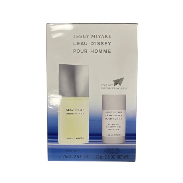 Set de perfume Issey Miyake L'eau D'Issey para hombre 75 ml EDT