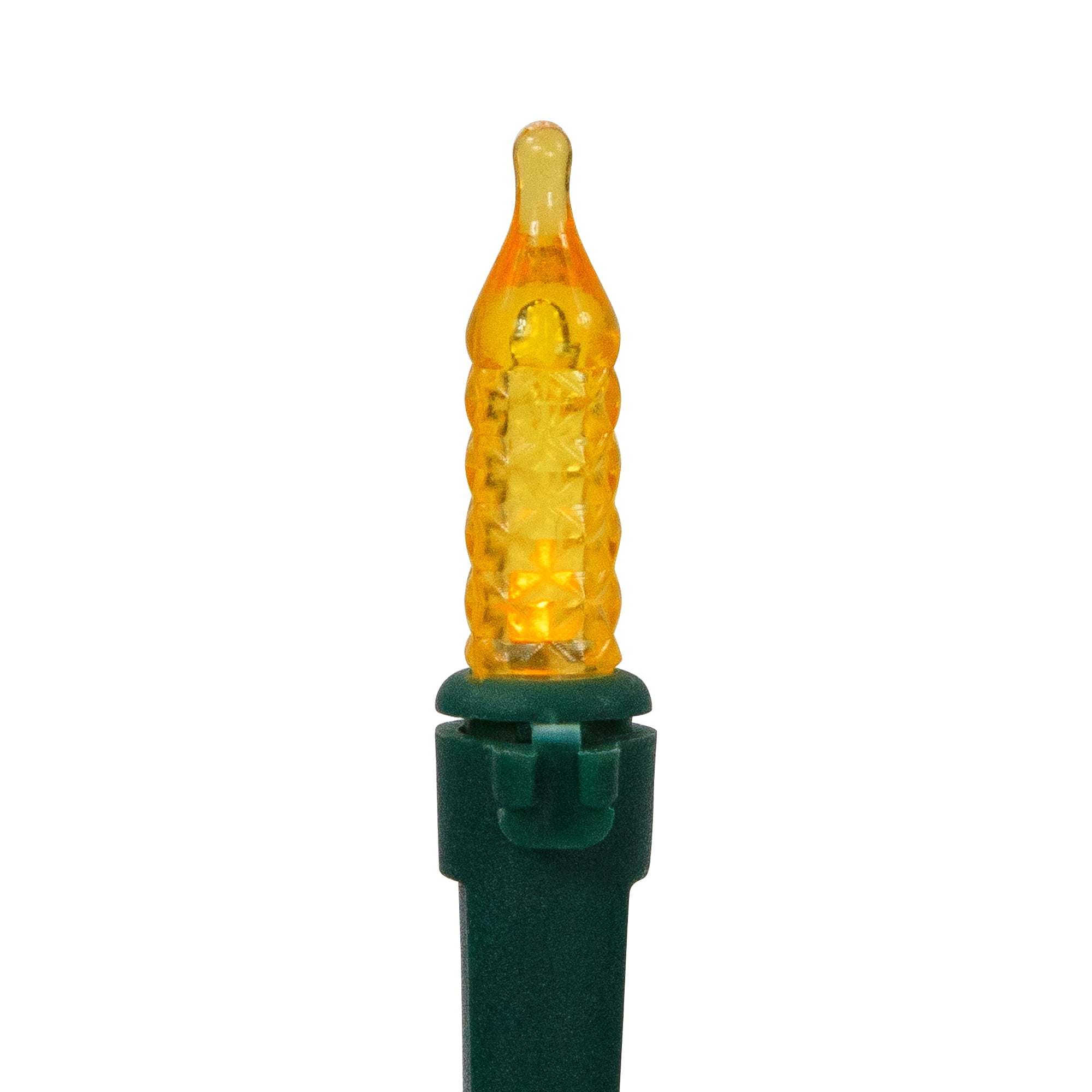 Northlight LED M5 Faceted Christmas Lights - Multicolor  - 15.75’ Green Wire - 50ct