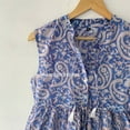 thumbnail image 4 of Sleeveless Cotton Dress, Block Handblock Print Cotton Dress,Handmade Dress ,Sketer Circle Dress, Flapper Dress, Blousen Dress,Long Dress, 4 of 6