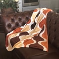 thumbnail image 2 of Allgala 60x45 Super Soft Flannel Plush Light Weight Throw Blanket-Fallcurve-BLK82406, 2 of 4